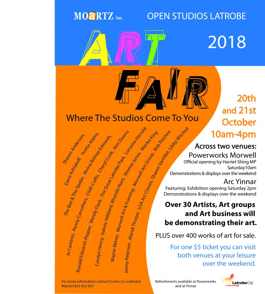 Open Studios Art Fair poster - PowerWorks